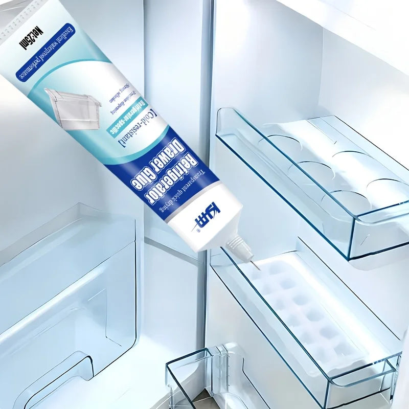 25ML Low Temp Cold Resistant Refrigerator Repair Glue Waterproof Strong Adhesive Quick Dry Fridge Drawer Door Seal Plastic Glass