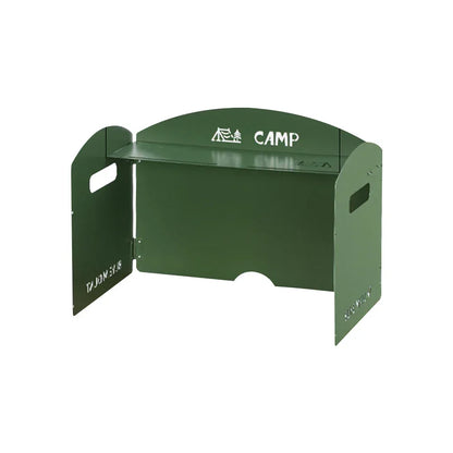 Four-Fold Gas Stove Windproof Screen Foldable Gas Stove Windshield Portable Camping Picnic Cooking Burner Wind Shield for BBQ