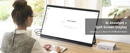 23.8inch Portable Monitor 100HZ 100% SRGB IPS USB-C HDMI Large Work Switch Home Gaming Second Monitor Adjustable Stand Laptops