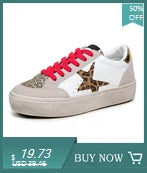 Kalsooni 2024 Autumn New Lightweight Sneakers Non-slip SoftThick Sole Casual Shoes for Women Sequins Star Patchwork Shoes