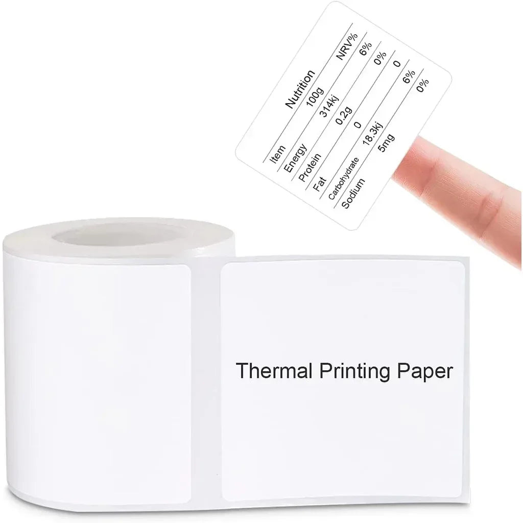 10 Rolls Niimbot B1 B21 B3S Thermal Lable Tape 5 Rolls 40mm 50mm Price Label Maker Sticker for Niimbot Printer Waterproof Paper