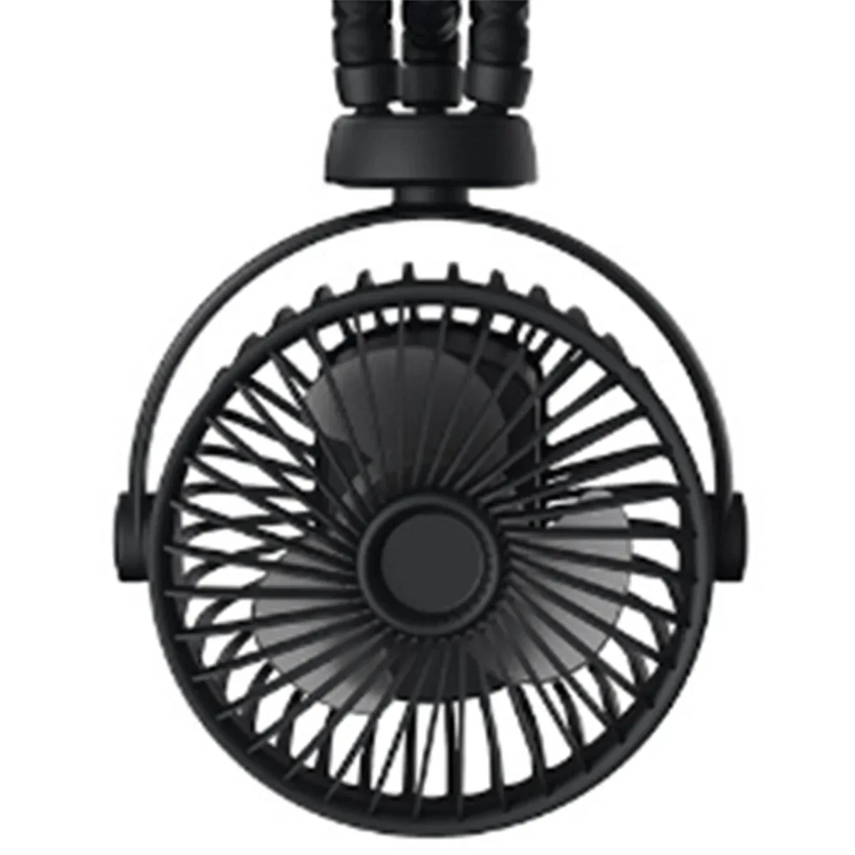 Mini USB Fan Rechargeable Octopus Multifunctional Fixable Small Fan Portable Desktop for Baby Stroller Bicycle with Soft Wind