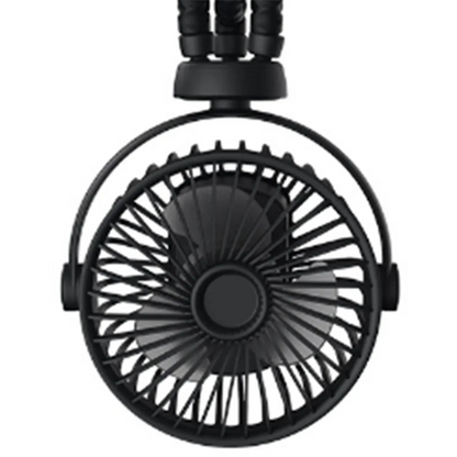 Mini USB Fan Rechargeable Octopus Multifunctional Fixable Small Fan Portable Desktop for Baby Stroller Bicycle with Soft Wind