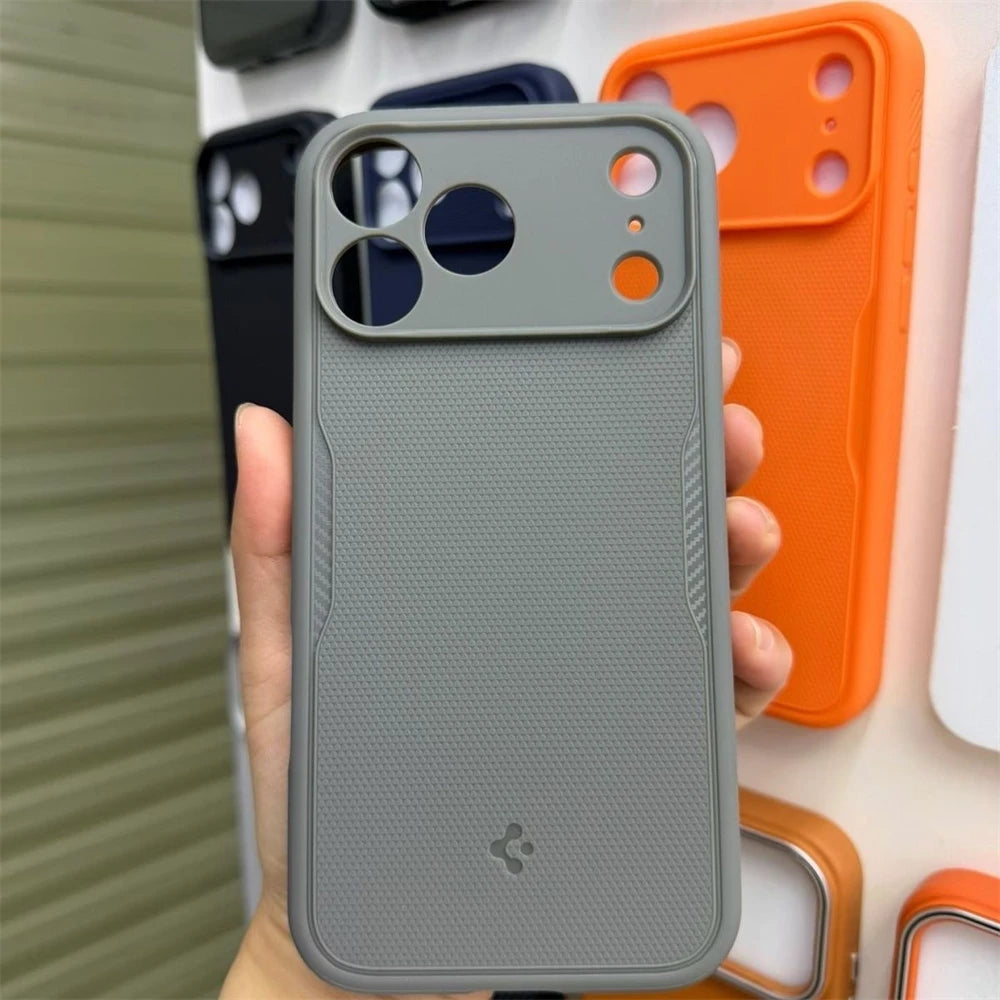 Spigen Rugged Armor MagFit for For Magsafe For iPhone 17 Pro Max 17 Air Magnetic Case Wireless Charging Shockproof Matte Cover