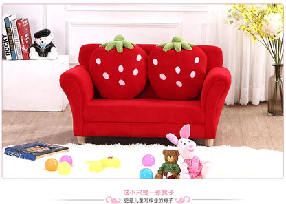 Children's Sofa Cute Cartoon Fabric Strawberry Sofa Modern Tatami Combination Baby Sofa