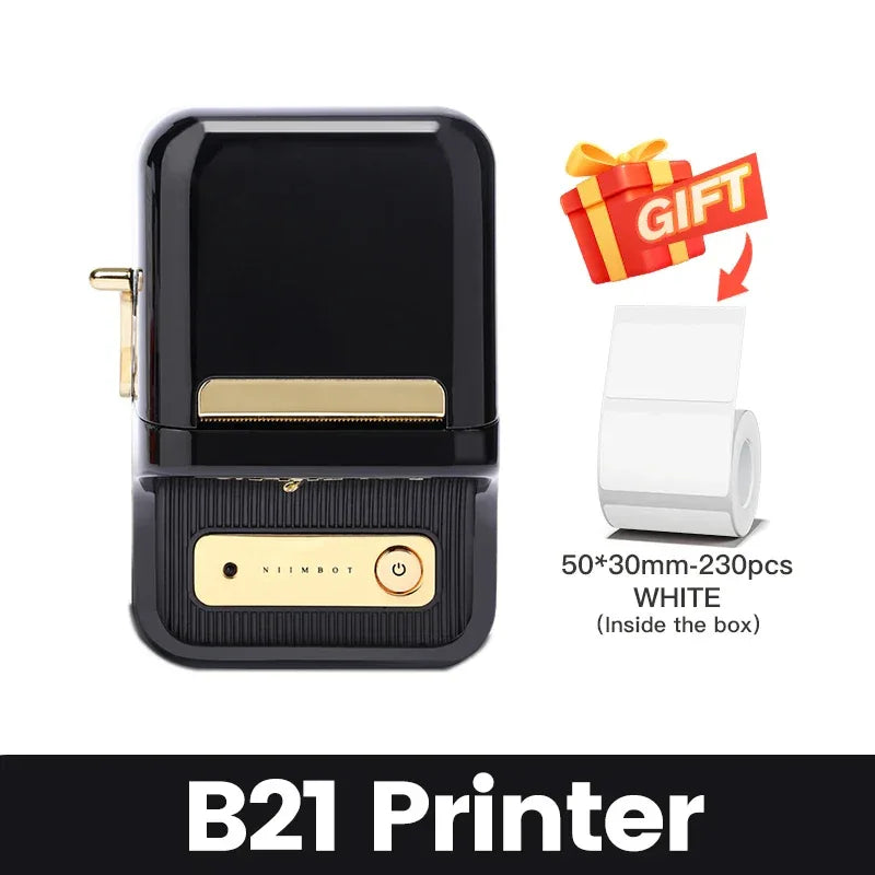 Niimbot B21 B1 Mini Portable Thermal Label Printer Office Supplies Adhesive Sticker Printers Maker Without Ink For Phone