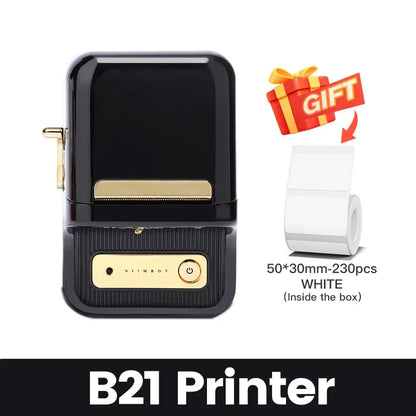Niimbot B21 B1 Mini Portable Thermal Label Printer Office Supplies Adhesive Sticker Printers Maker Without Ink For Phone
