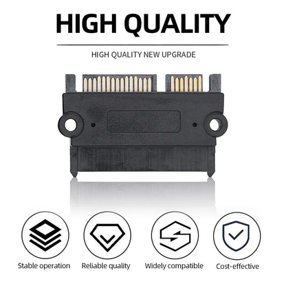1-20PCS SATA Male To Female Power Data Converter 22Pin 7+15 Male To Female SATA To SATA Converter SATA To SATA Adapter