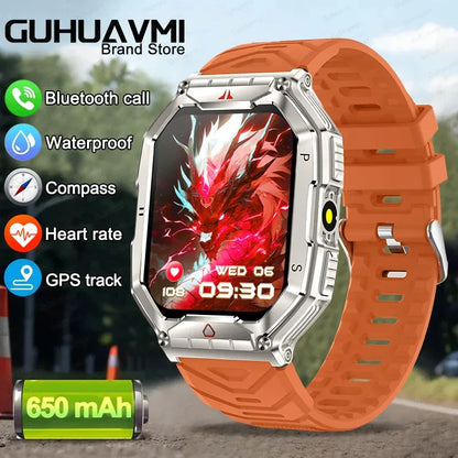 2025 New Men's Smart Watch 360 * 360 HD Touch Screen Sports Waterproof Smartwatch Health Monitoring Bluetooth Call Smart Watches