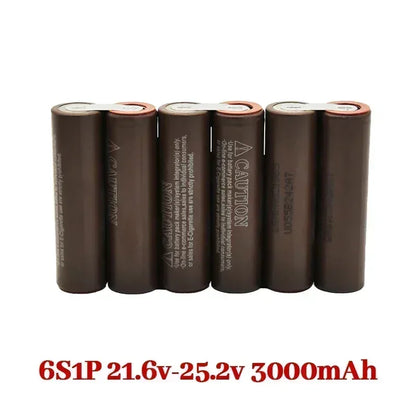 NEW 18650 HG2 3000mAh 6000mAh 20amps 3S 4S 5S 6S 8S 7.4V 12.6V 14.8V 18V 25.2V 29.6V for Screwdriver Batteries Weld Battery Pack