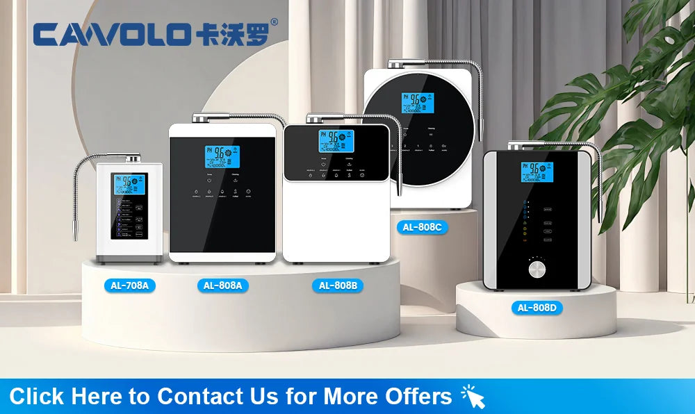 11 Plates Platinum Coating Alkaline Water Ionizer Machine Household PH 4.5~10.5 Alkaline Acid Water Ionizer for Home
