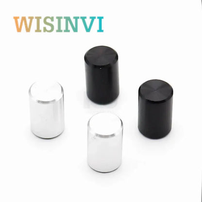 10PCS 7*10MM Aluminum Alloy Light Touch Switch Button Cap Diameter 7mm Height 10mm Square Hole 3.2 × 3.2mm
