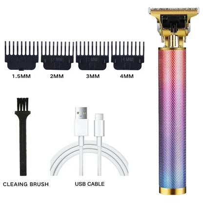 Electric Beard Trimmer for Men, Hair Cutting Machine, Rechargeable Hair Clipper, Barber Electric Shaver, Hot Sale