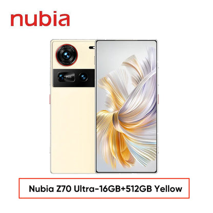 Global Version Nubia Z70 Ultra NX733J 5G Smartphone Snapdragon 8 Elite 6.85" 144Hz AMOLED Display 6150mAh 80W Fast Charge IP69