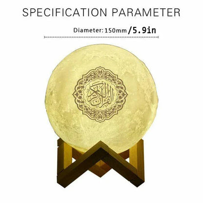 Bright Quran Azan Muslim Koran Bluetooth Speaker Portable Night Light Holy Lamp Sound Box Music Wireless Caixa De Som Bocina Mp3