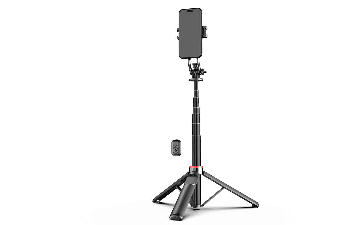 C20 Magnetic Selfie Stick Tripod for iPhone 12-16 Pro Max Travel Stand with Magsafe Phone Clamp for Android Smartphone