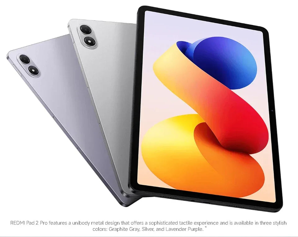 Xiaomi Redmi Pad 2 Pro Global Version Snapdragon 7s Gen 4 12.1" 2.5K Crystal clear Display 33W Fast Charging 12000mAh Battery