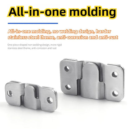 10PCS Universal Mounting Hooks Heavy Duty Wall Hanger Bracket for Pictures Frames Furniture Home Decor Storage