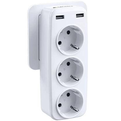 LENCENT USB Sockets dice Without Cable socket EU Socket Adapter Multiple socket EU Outlet Extender