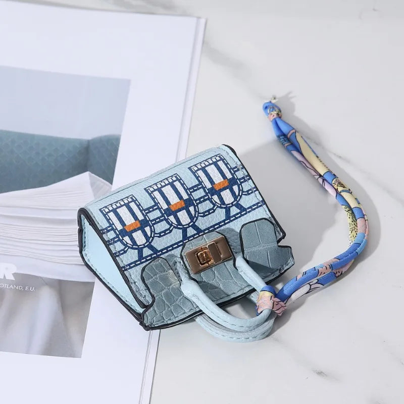 2026 New Mini House Small Bag, Handheld, Portable, Hand Rope, Bluetooth Earphone Bag, Zero Wallet, Multi Functional Small Bag