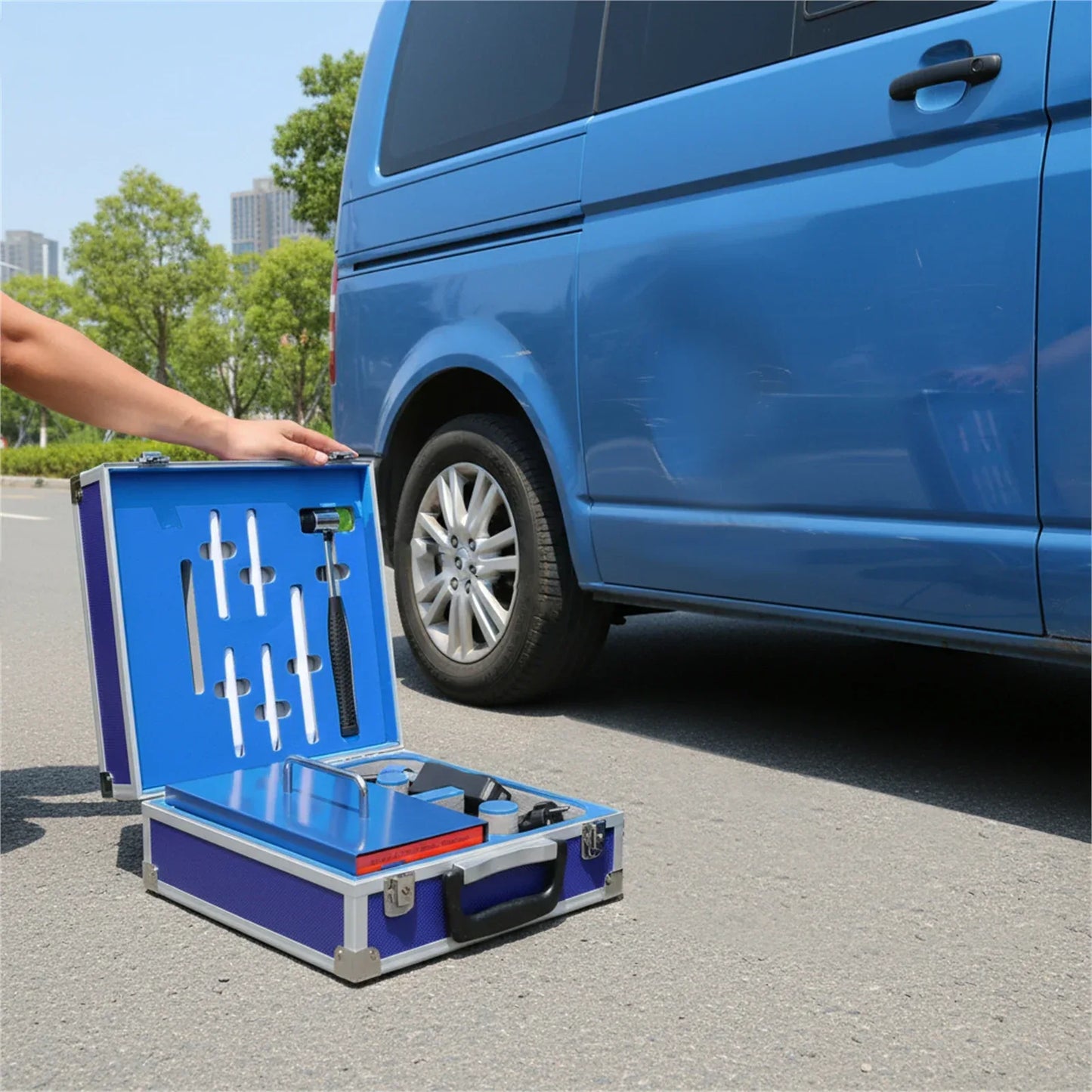 Paintless Dent Repair Tool Car Electromagnetic Induction Heater Hot Box With Digital Screen, Power Adjustment Function 110v/220v