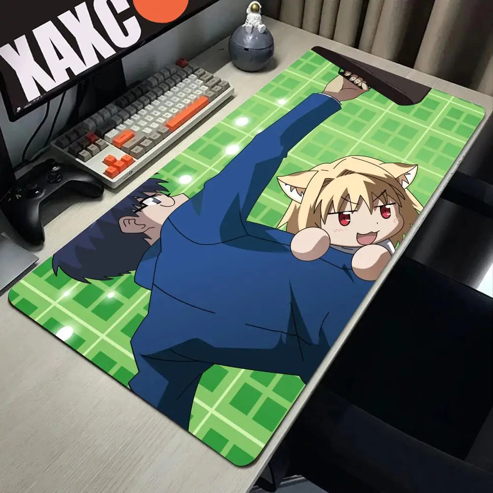 Neco-arc Gamer Cabinet Mouse Pad Anime Gaming Accessories Rubber Keyboard Office Tables Computer Desk Mat Carpet Mousepad