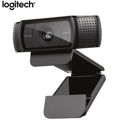Logitech C920e HD Pro Webcam Widescreen Video Chat Recording USB Smart 1080p Web Camera For Computer C920 Upgrade Version CMOS