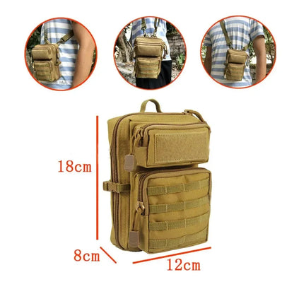 Multifunction Pouch Holster Molle Hip Waist Bag Wallet Purse Phone Case Camping Hiking Bags Hunting Pack