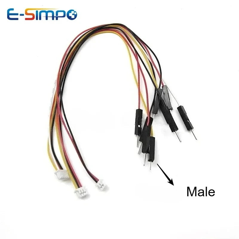 5PC MX1.25 1.25mm Pitch to Du Bang 1P 20/30cm Male Female Cable 2/3/4-10P Board Connection Wire 1 Drag 4 Sensor Terminal Wire