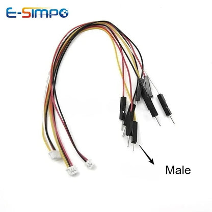 5PC MX1.25 1.25mm Pitch to Du Bang 1P 20/30cm Male Female Cable 2/3/4-10P Board Connection Wire 1 Drag 4 Sensor Terminal Wire