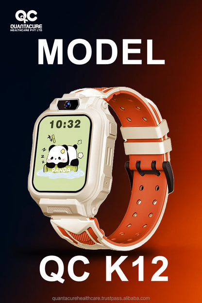 2025 K12 Kids Smartwatch 4G GPS AI Assistant SOS Video Call Tracker BLE5.3 IP68 Pedometer Sleep Tracker Chat Class Mode 750mAh