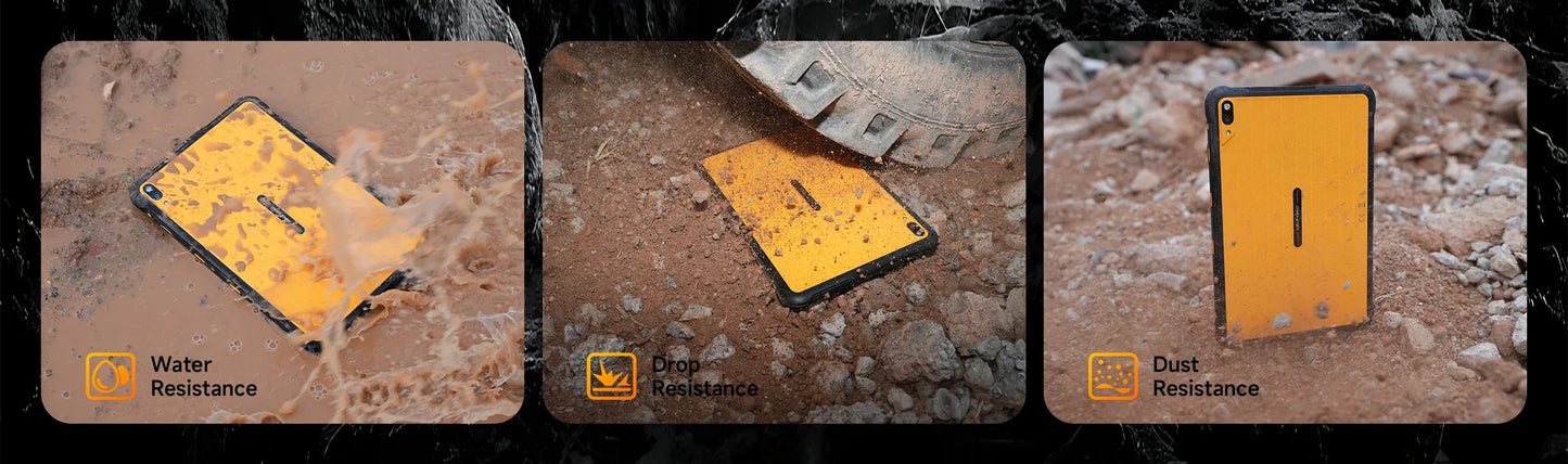 [Built-in eSIM] Ulefone RugKing Pad 2 Pro Rugged Tablet 10200mAh 10.1"Up to 16GB RAM,256GB ROM Android 16 48MP 10.1"  4G Global