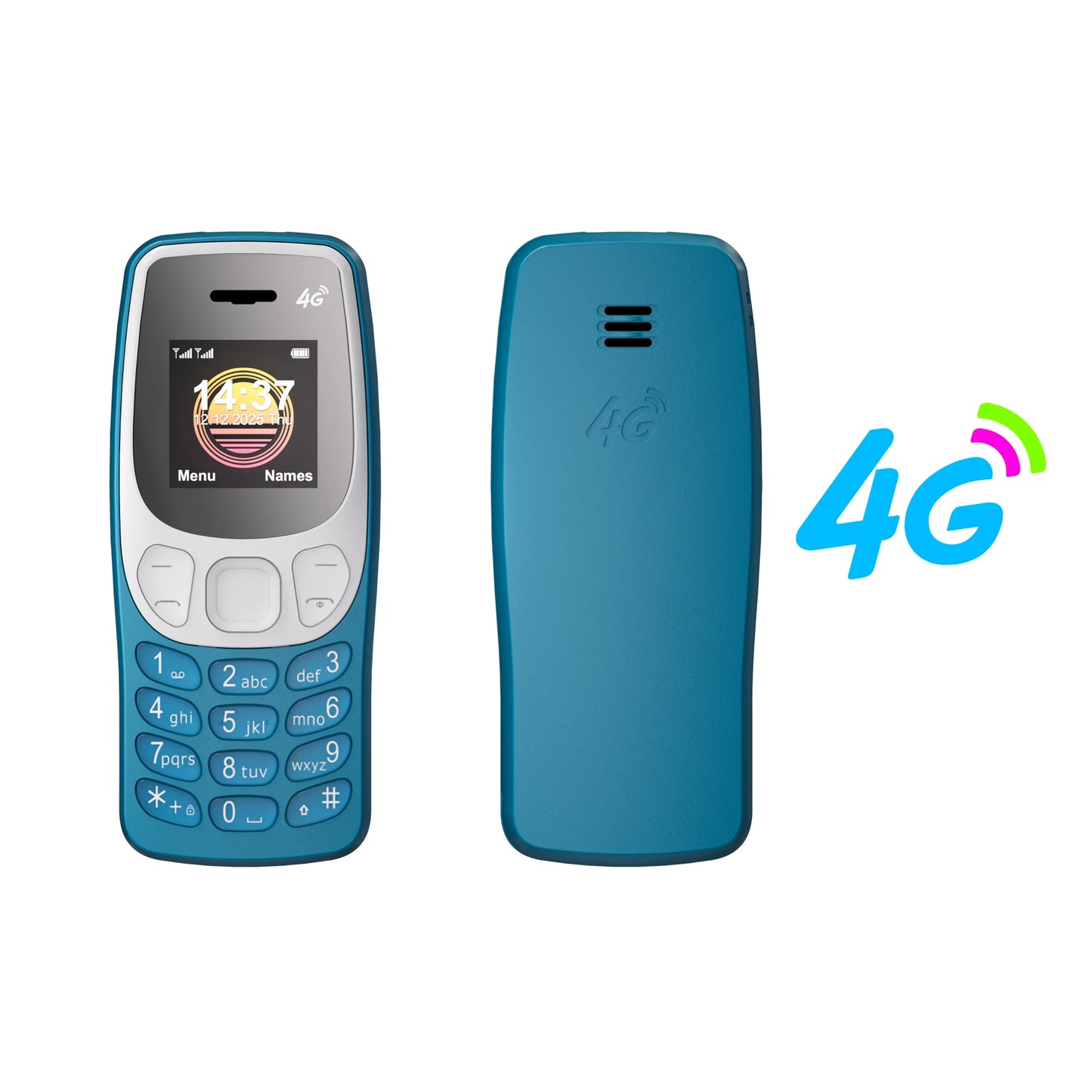 SERVO BM80 LTE 4G Mini Mobile Phone Dual SIM Standby Speed Dial Blacklist Call Recording 0.85" Screen Super Small Phones Back-up