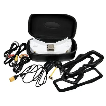 Skyzone Sky02o Racing FPV Goggles Glasses 600x400 OLED Steadyview Diversity Head Tracking Front Camera Receiver Included