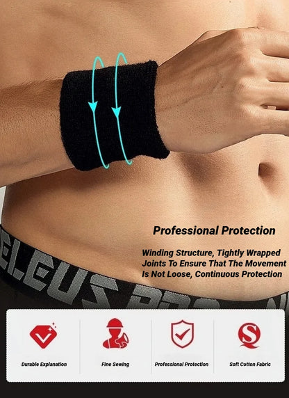 8×10CM Towel Sports Wristbands Tennis Sweat Bands Wrist Guard For Basketball Volleyball padel Fitness Sweatbands Wrap Padel Cuf