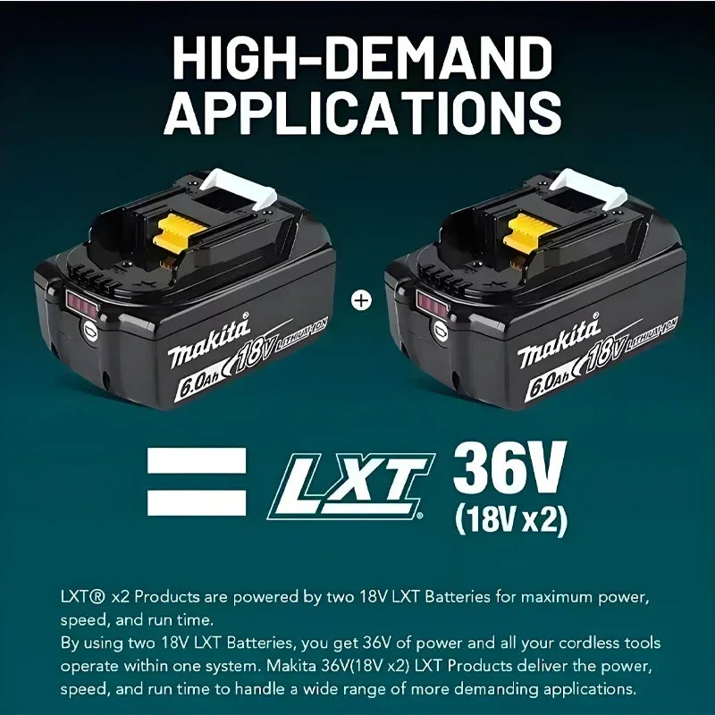 Authentic Makita 18v 6000mAh Battery BL1850 BL1880 BL1860B LXT400 Electric Tool Makita 18v Battery Rechargeable Lithium ion