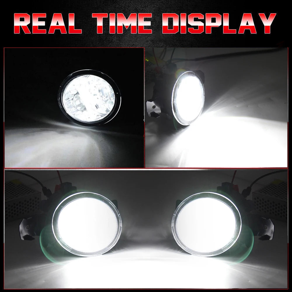 Fog Lights for Nissan X-trail T32 X trail Rogue 2014-2016 Headlight LED Fog Light Switch Harness Cover Grill Fog Lamp Assembly