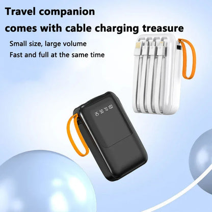 3*18650 Power Bank Fast Charging Powerbank Portable Battery Charger PowerBank For iPhone Xiaomi 4IN1 Mini Battery Storage Boxes