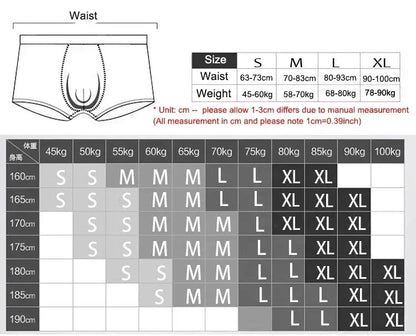 Cotton Men Boxers Men Soft Penis U-Pouch Underwear Underpants Shorts Breathable Striped Hot Male Underwear