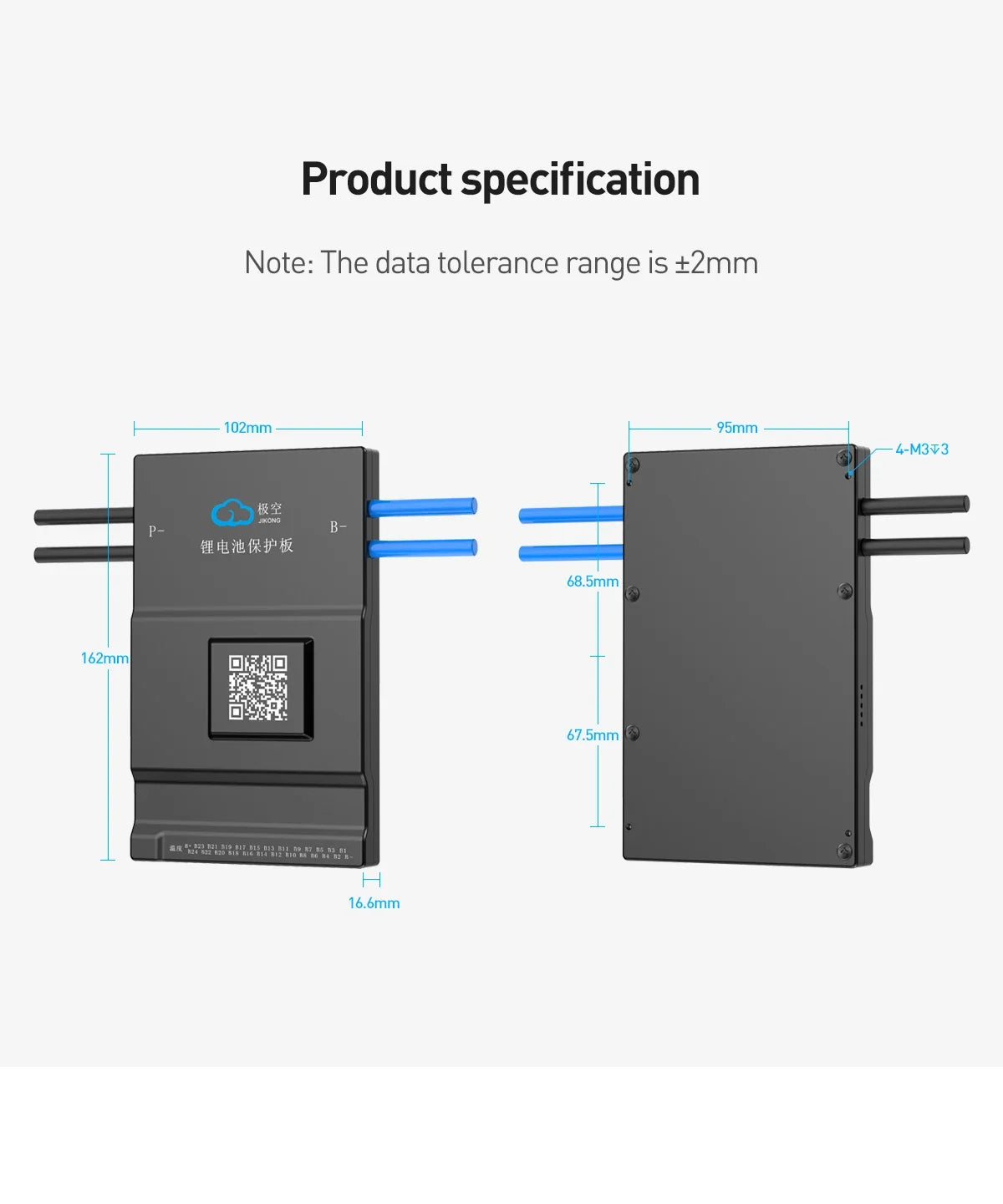 Jikong JK BMS 3s 4s 5s 6s 7s 8s 100A 200A 300A Smart Lifepo4 Li-ion Active Balance Lithium 12V 24v With RS485 CAN Bluetooth Heat
