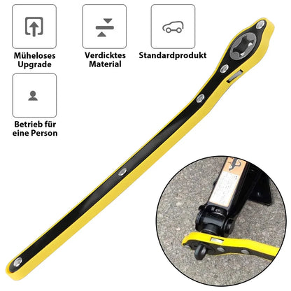 2T/3T Car Scissor Jack Auto Emergency Crank Lift Stand Labor-Saving Repair & Tire Replacement Tool with Wrench for SUV Vehicles
