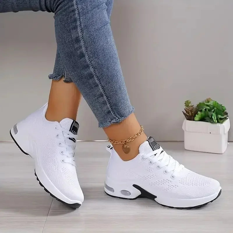 Women's Casual Sneaker Mesh Lightweight Casual Platform Sports Shoes 2025 Comfortable Daily Walking Outdoor Luxury Women's Shoes