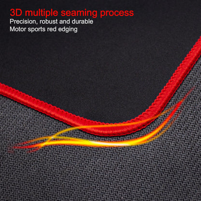 Mouse Pad with Stitched Edge Gaming Mousepad Small Non-Slip Rubber Base Washable Portable for Office Home Computer Laptop