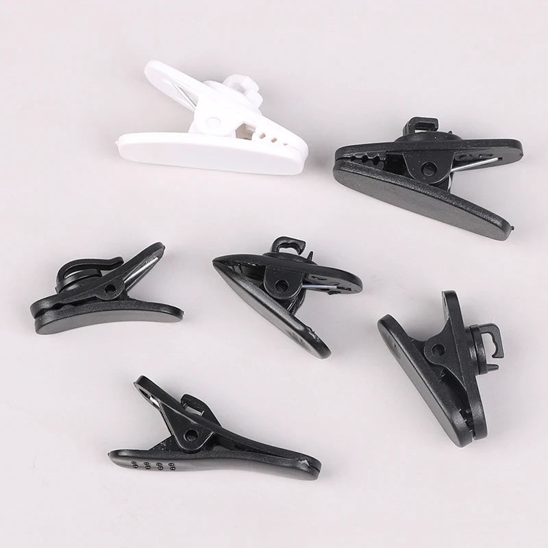 10PCS Earphone Cable Wire Clip Cord Collar Plastic Nip Clamp Organization Holder Headset Audio Line Protable