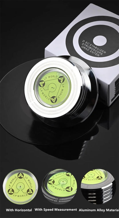 50Hz Alloy LP Vinyl Record Player Disc Turntable Stabilizer Level Aluminum Weight Clamp Music Player Consumer Electronics