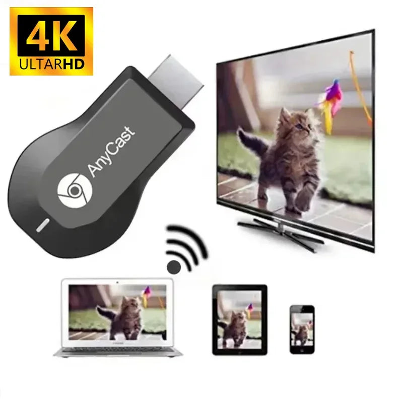 New M2 Plus Wireless HDMI WiFi Display 4K 1080P Compatible TV Dongle Receiver for DLNA Airplay Miracast for AnyCast for IOS