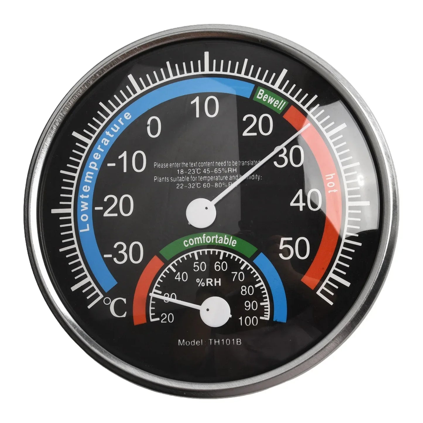 Thermometer Hygrometer for Thermo Analogue Humidity Room climate Control Inside