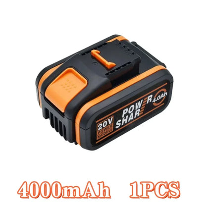 Pour Worx WA3551 4.0-10Ah batterie 20V batterie pour outil électrique sans fil WA3572 WA3553 WX390 batterie de rechange🛒
