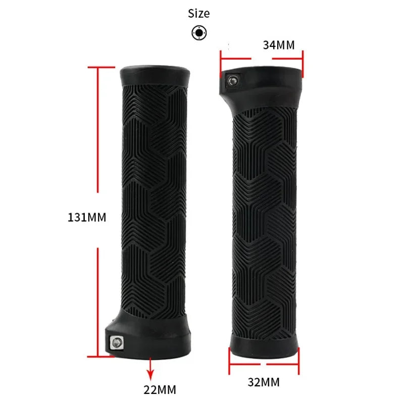 ODI Rubber Bicycle Grips 22mm Set Ergonomic MTB Handlebar Grips for Dirt Pit BMX And Mountain Bike in Purple Brown Pink Black
