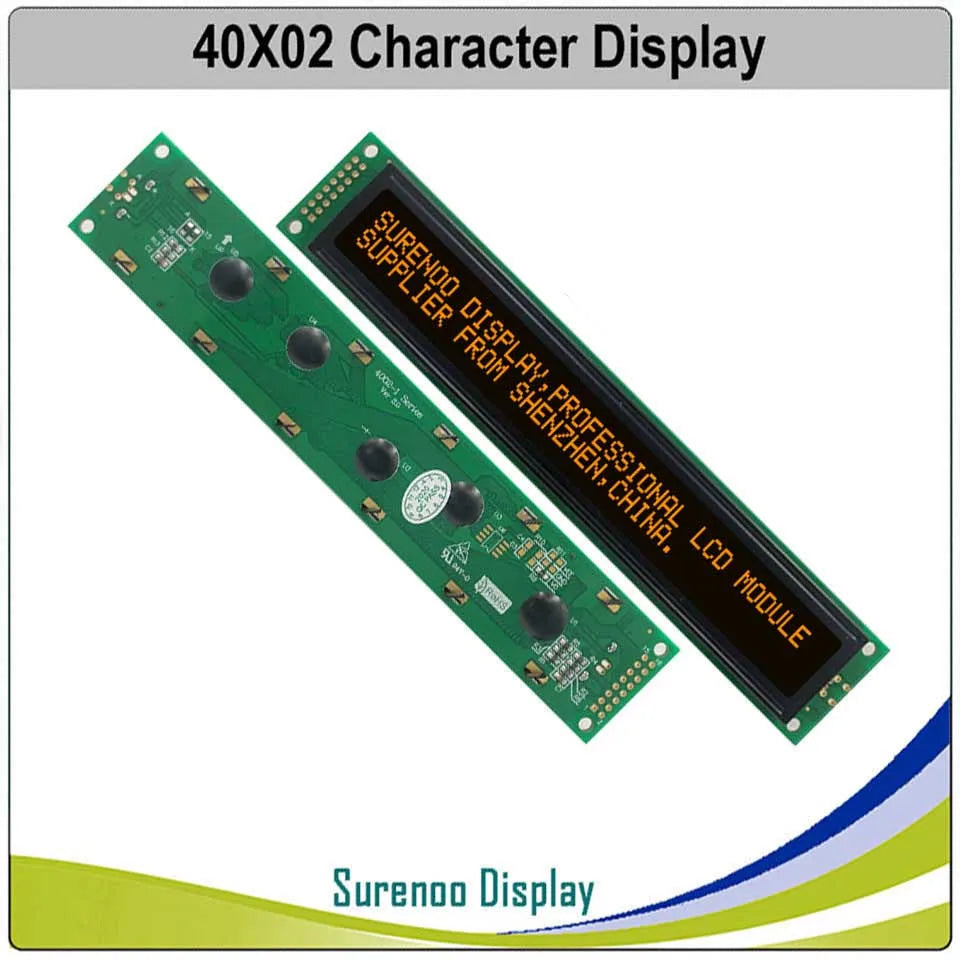 402 40X2 4002 Russian Japanese English Character LCD Module Display Screen LCM Yellow Green Blue with LED Backlight